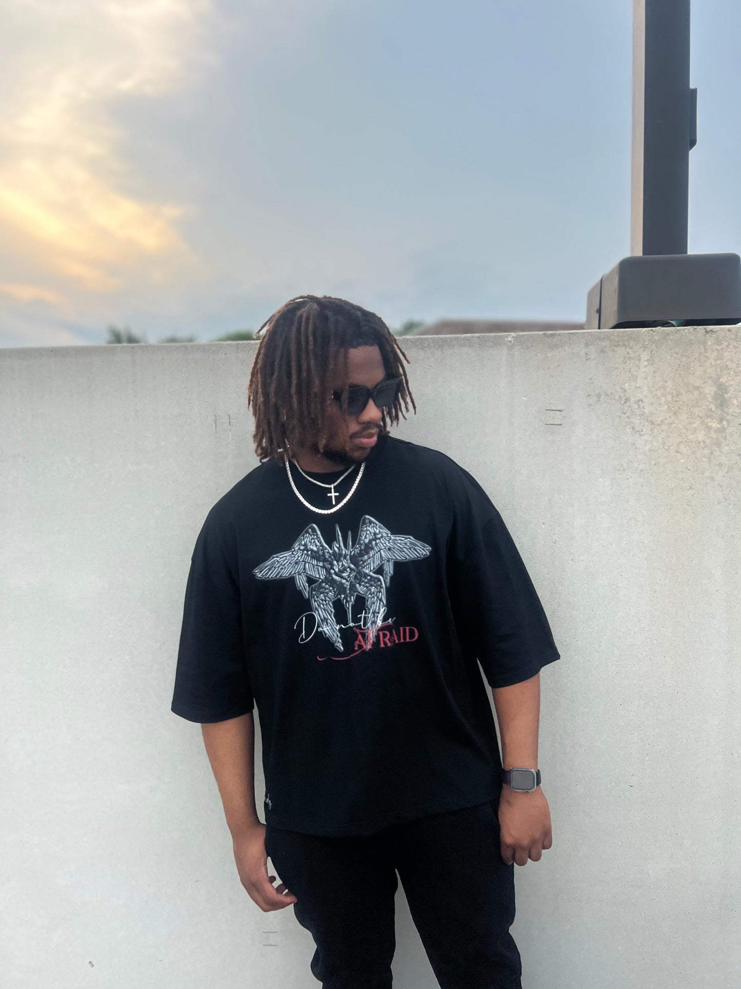 Do not be afraid oversized tee